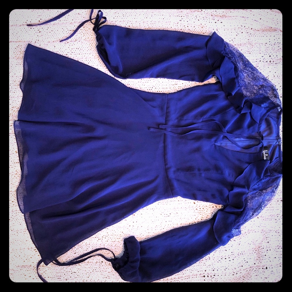 Lulu’s Long Sleeve Skater Dress